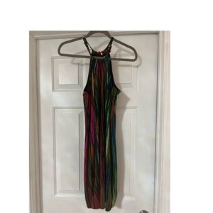**Gently Used** Worthington Women’s size small Sophisticated Rainbow dress.